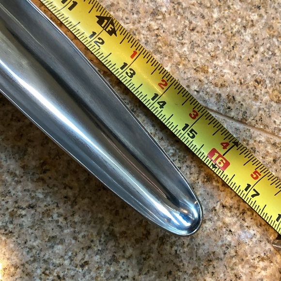 Silver Olive Appetizer Vessel Meant to Hold Round Objects on Charcuterie Platter - Picture 5 of 10